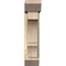 Ekena Millwork Balboa Slat Rough Sawn Bracket w/ Offset Brace, Douglas Fir, 6"W x 18"D x 26"H BKT0604X18X26BOA06RDF - alternate 3